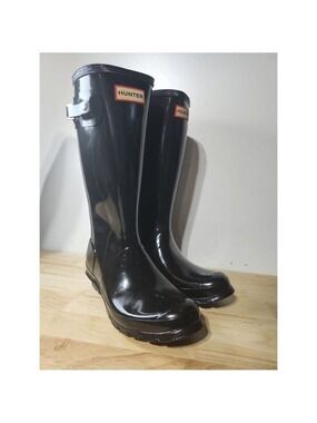 Original kid gloss hunter boots Size US6B/7G